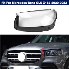 Tampa transparente da lente do farol esquerdo + cola para Mercedes-Benz GLS X167 2020-2023 comprar usado  Enviando para Brazil