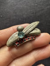 vintage paste brooch for sale  LONDON