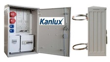 Rozdzielnica elektryczna budowa na słup (2x2P+Z, 1x16A/5P, 1x32A/5P) RB40x60- na sprzedaż  PL