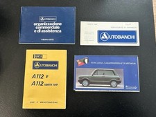 Libretti a112 abarth usato  Volpago del Montello