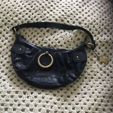 Black leather handbag for sale  BOURNEMOUTH