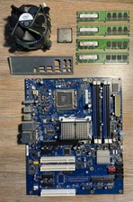 Usado, Placa-mãe Intel DP35DP LGA775 + C2D 2.2 GHz + 4GB de RAM + escudo de E/S. TESTADO. comprar usado  Enviando para Brazil