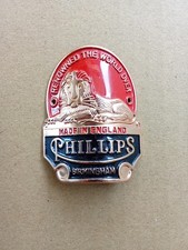 Emblema de crachá de cabeça PHILLIPS VERMELHO PRETO para bicicleta Phillips vintage NOS comprar usado  Enviando para Brazil