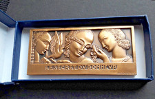 Médaille plaque bronze d'occasion  Perpignan-