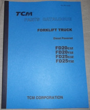 TCM FD20C3Z FD20T3Z FD25C3Z FD25T3Z EMPILHADEIRA DIESEL PEÇAS MANUAL LIVRO CATÁLOGO comprar usado  Enviando para Brazil