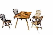 Table chaises rotin d'occasion  Gouaix