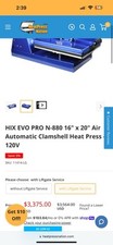Hix heat press for sale  Fayetteville