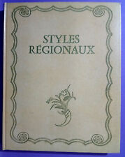 Styles regionaux tome d'occasion  France