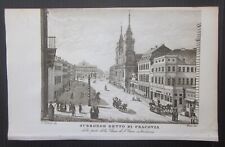1831 Sobborgo Cracovia Varsavia veduta Warsaw Warszawa Krakowskie Przedmieście na sprzedaż  Wysyłka do Poland