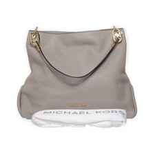 Używany, Michael Kors, torebka, trisha, damska, skóra, szara, 37, 12, 31 cm #Yp1 na sprzedaż  PL