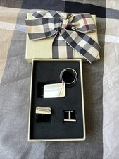 Burberry keychain cufflinks for sale  SHEFFORD