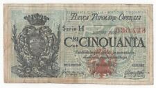 Centesimi biglietto fiduciario usato  Pontassieve
