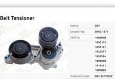 Engine belt tensioner for sale  NUNEATON
