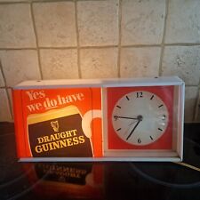 Vintage guiness light for sale  SUTTON
