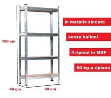 Scaffale metallo ripiani usato  Valva
