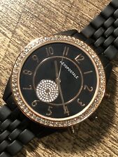 Relógio Feminino Aeropostale Moldura Gemmed Tom Ouro Rosa, Preto Nova Bateria comprar usado  Enviando para Brazil