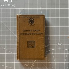 Usado, Mini livro vintage década de 1920 Pitman’s Pocket shorthand dictionary edição centenária comprar usado  Enviando para Brazil