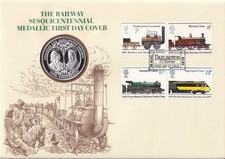 Railway sesquicentennial medal for sale  UK
