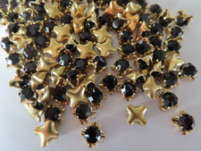 Usado, 144 strass Swarovski em configurações de flores de jato/latão 24ss. comprar usado  Enviando para Brazil