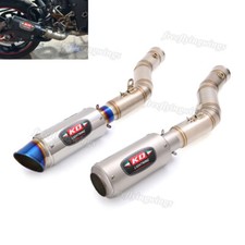 Sistema de escape tubo de ligação média + defletor silenciador para Yamaha YZF R1 MT-10 2009-2014 comprar usado  Enviando para Brazil
