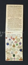 1899 antigo CALENDÁRIO DE CADERNOS FEMININOS LIVRO DE RECORTES com ADESIVOS MONOGRAMA dr pierce comprar usado  Enviando para Brazil