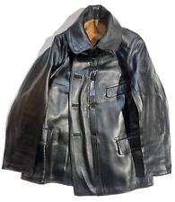 Veston cuir paletot d'occasion  Paris XX