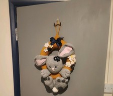 Crochet bunny wreath for sale  WITNEY
