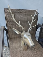 Cabeça de veado de parede de metal fundido polido alumínio 25 x 17"  comprar usado Cabeça de veado de parede de metal fundido polido alumínio 25 x 17"  comprar usado  Enviando para Brazil
