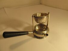 Silverplated strainer wooden for sale  LOCHGILPHEAD