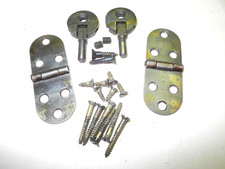 CONJUNTO DE DOBRADIÇA DE PINO DE ARMÁRIO MÁQUINA DE COSTURA BANDA DE RODAGEM CANTORA VINTAGE + CONJUNTO DE DOBRADIÇA DE TAMPA BOM comprar usado  Enviando para Brazil