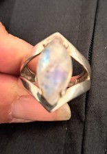 Designer mondsteinring größe gebraucht kaufen  Lichtenstein/Sa.