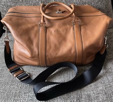 Bolsa grande Coach couro marrom caramelo Weekender 21”x11”x10” comprar usado  Enviando para Brazil