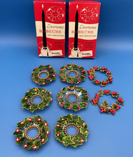 Vtg christmas bobeche for sale  Mason