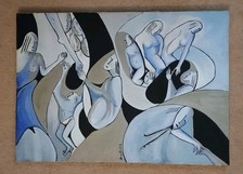 Quadro olio tela usato  Soliera