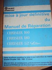 Manuel reparation talbot d'occasion  L'Isle-d'Abeau