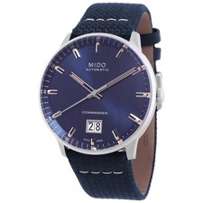 Relógio masculino Mido Commander automático mostrador azul M0216261704100 comprar usado  Enviando para Brazil
