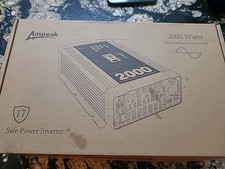 AMPEAK 2000W INVERSOR DE POTÊNCIA ONDA SENOIDAL PURA 17 PROTEÇÃO. Danos cosméticos  comprar usado  Enviando para Brazil