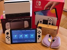 Switch oled blanche d'occasion  Paris XIII