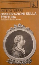 Osservazioni sulla tortura usato  Villa di Tirano