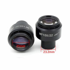 Usado, Microscópio biológico 10X ocular ponto alto campo largo 23,2 mm montagem 1 peça comprar usado  Enviando para Brazil