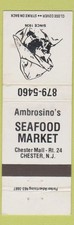 Matchbook cover ambrosino for sale  USA