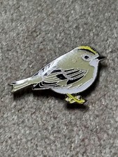 Rspb goldcrest enamel for sale  WHITBY