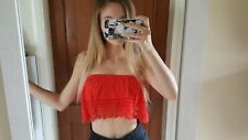 Red boob tube for sale  LEEDS