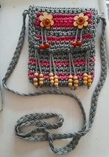 Macrame crochet beaded for sale  WEST DRAYTON