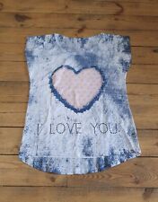 Shirt bleu love d'occasion  Bas-en-Basset