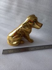 Antique brass labrador for sale  EXETER