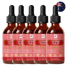 Vitamina D3 K2 MK7 10000 UI gotas líquidas suporte imunológico, saúde óssea inflamatória, usado comprar usado  Enviando para Brazil