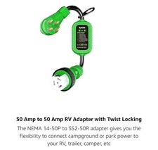 Adaptador EyGde com sobretensão de até 5000 Joules, SS2-50R (Feminino) para N14-50P (Masculino) comprar usado  Enviando para Brazil