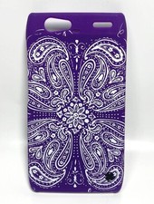 Usado, Capa Snap-on Lucky Brand Hardshell para Motorola Droid RAZR - Roxa comprar usado  Enviando para Brazil