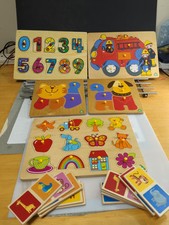 Wooden puzzles baby for sale  TELFORD